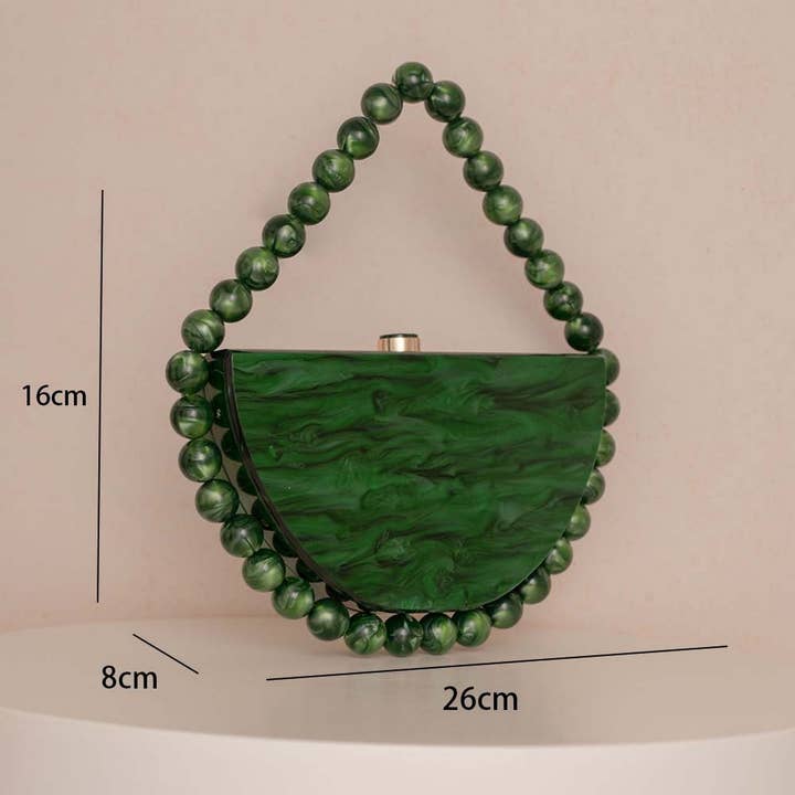 ACCITY - Wholesale Clutch Bag - Women's - Pearl Leopard Acrylic Tortoiseshell Evening Bag_CUAB005982