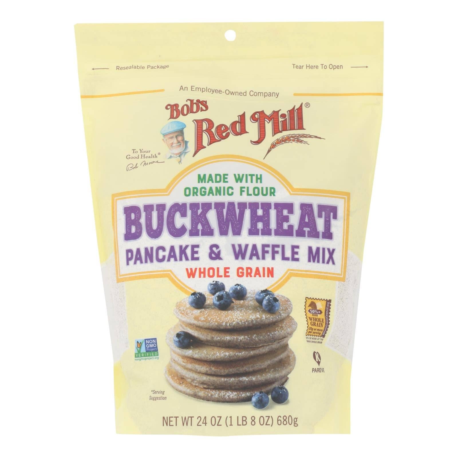 Everyday Supply Co - Wholesale Pancake Mix - Bob's Red Mill - Pancake/waffle Bckwht - Case of 4 - 24 OZ0