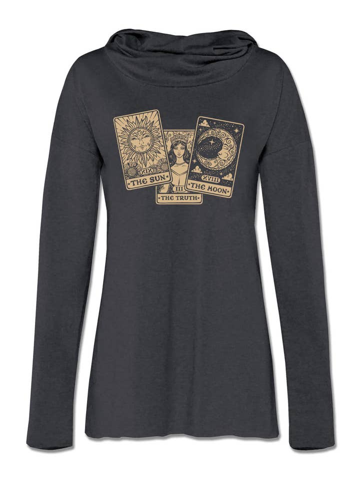 Soul Flower - Wholesale Hoodie - Women's - Tarot Cowl Yoga Hoody1
