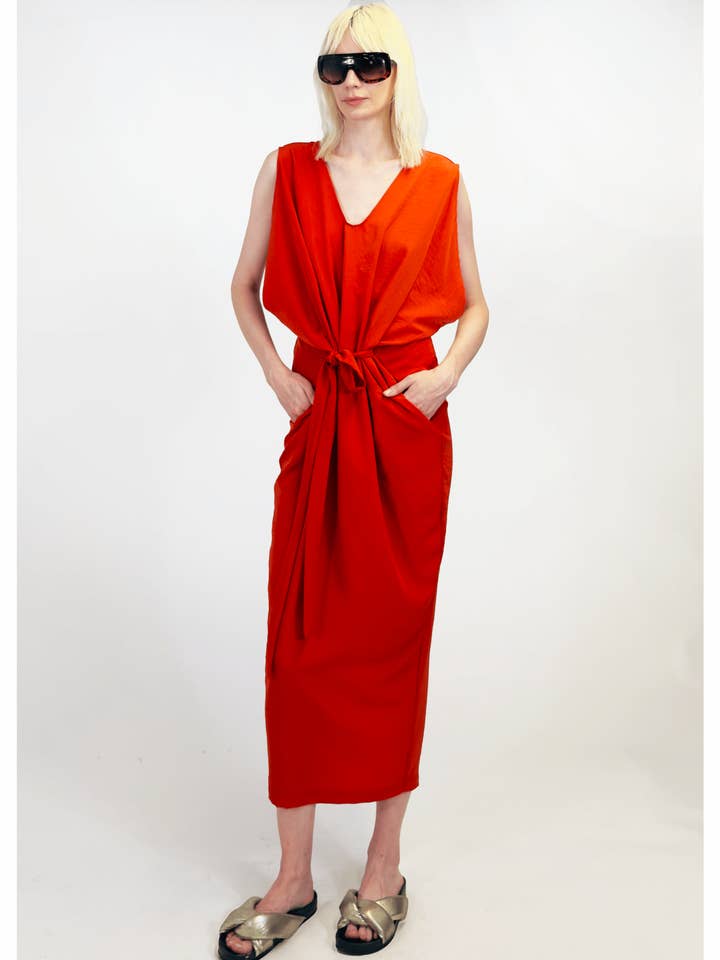 Airflow-Kleid - Rubin für den Großhandel von Meg