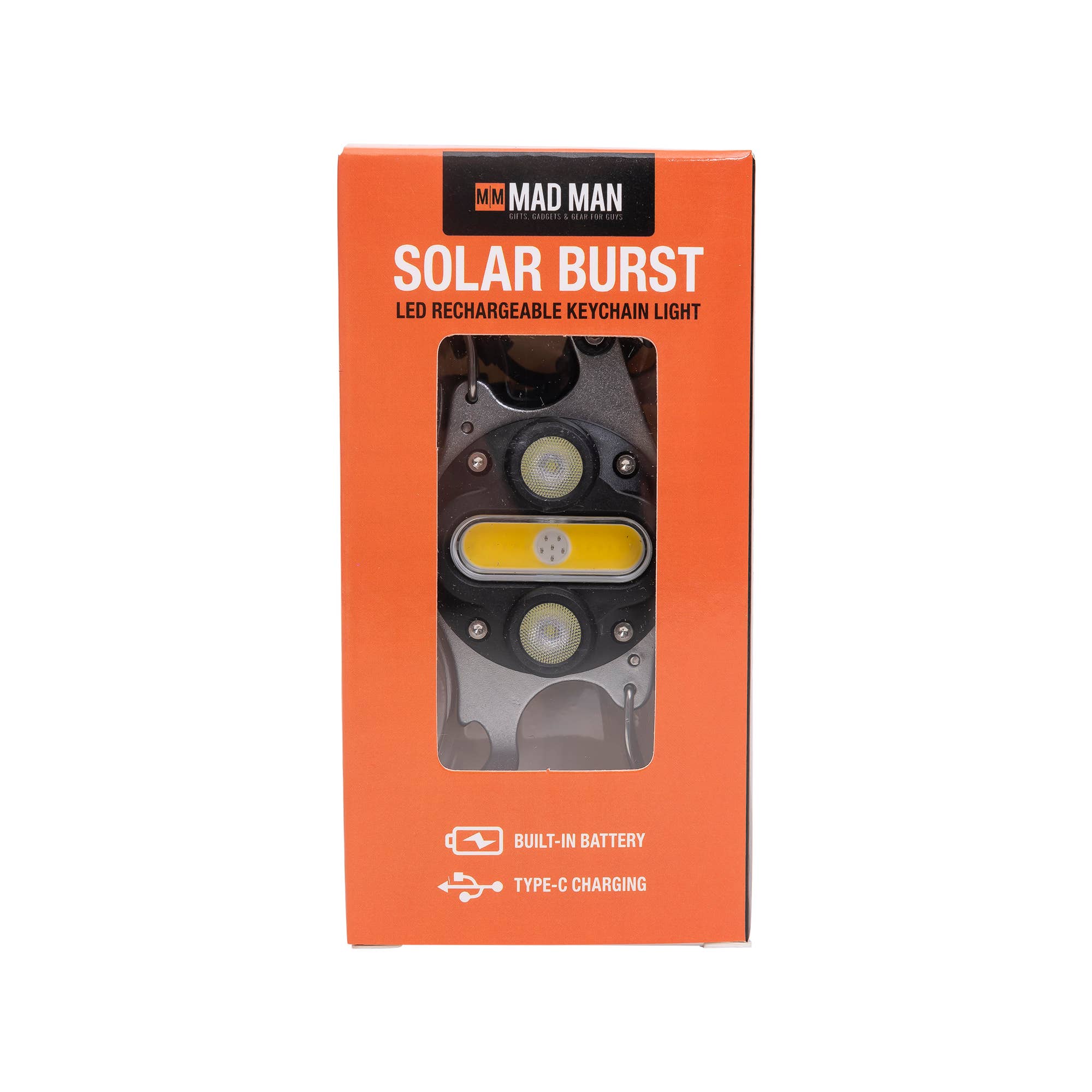 Mad Man - Wholesale Handy Tool - Solar Burst | USB Rechargeable 6-Mode LED Multi-Tool3