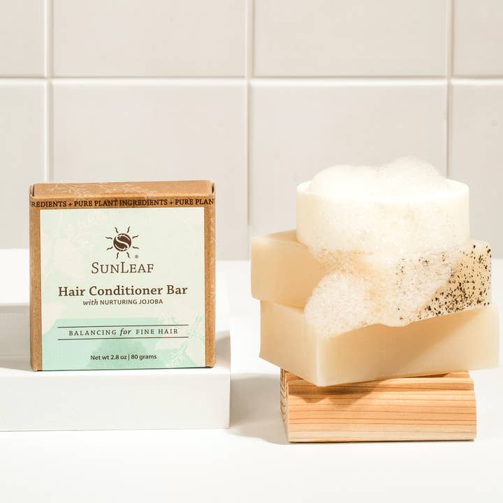 SunLeaf Naturals - Wholesale Hair Conditioner - Hair Conditioner Bar, Dry/Damaged Hair/ Restorative