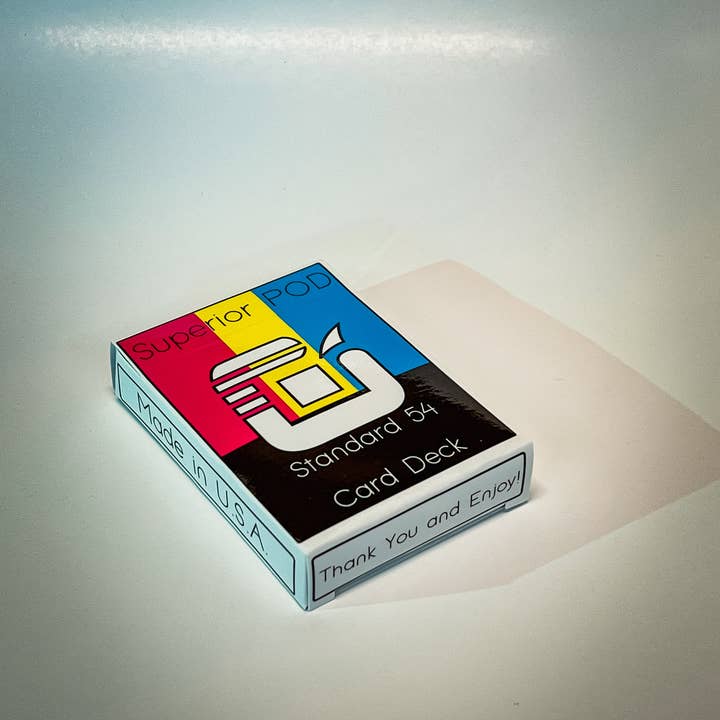 Superior Print on Demand – wholesale Spelkort – CMYK Traditionella Spelkort, Standard Kortlek