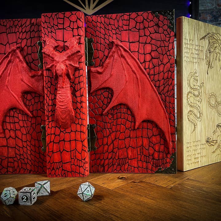 Fandomonium - Wholesale Board Game - Book Of The Fire Dragon Dungeon Master Screen4