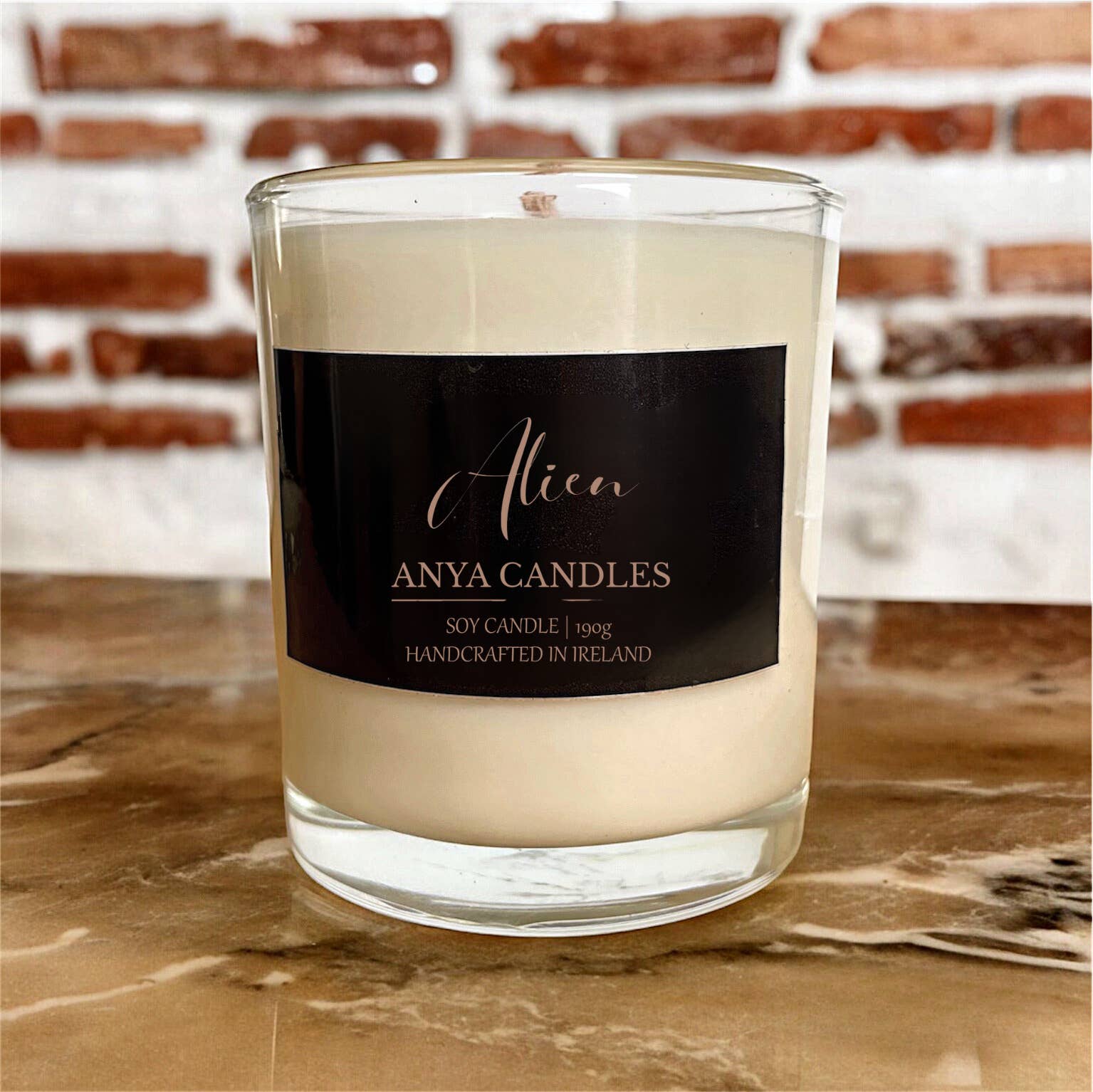 Anya Candles - Vente Bougie en bocal - Bougie Alien (dupe du parfum Mugler Alien)