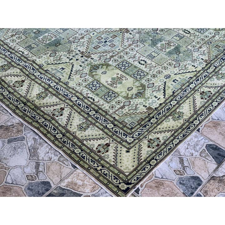 Oushak Rugs - Wholesale Area Rug - Vintage Turkish Anatolian Handmade Oushak Tribal Kazhak Rug15