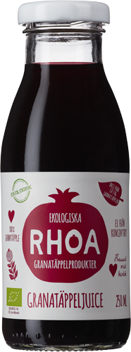 Dalfood – wholesale Fruit juice – RHOA Organic Pomegranate Juice 250 ml0