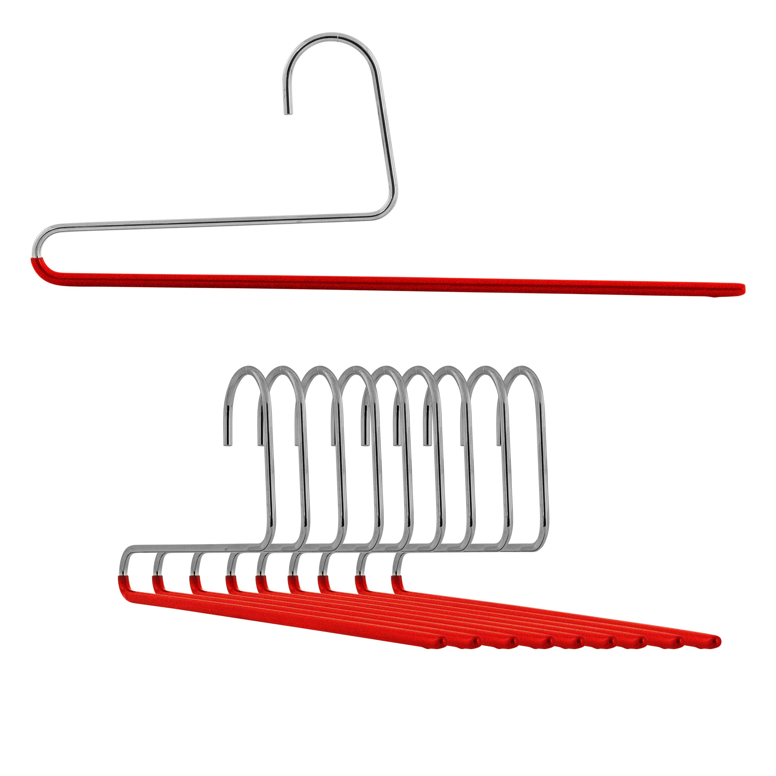 Reston Lloyd - Wholesale Clothes Hangers - MAWA, Single Pant Bar Reverse Hook (4 Colors)3