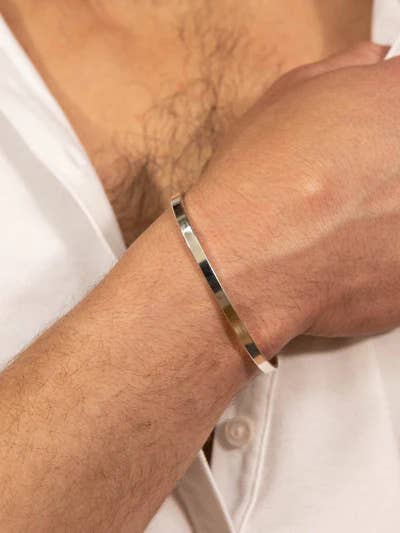 Bracelet Manchette XL en Argent Sterling pour Unisexe pour la vente par OXB