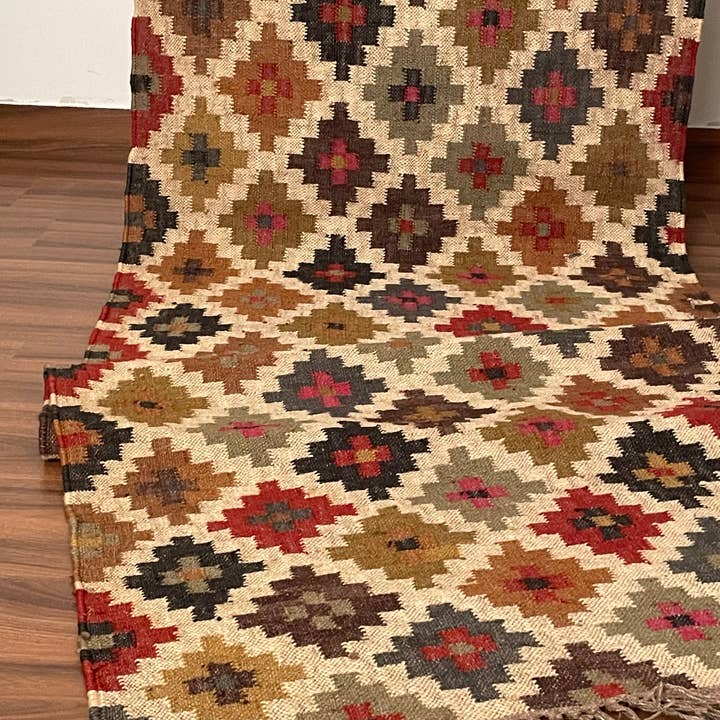 Rugs Boutique – Großhandel Läufer – Handgefertigter Kelim-Teppich Keshav, 3 x 12 Fuß1