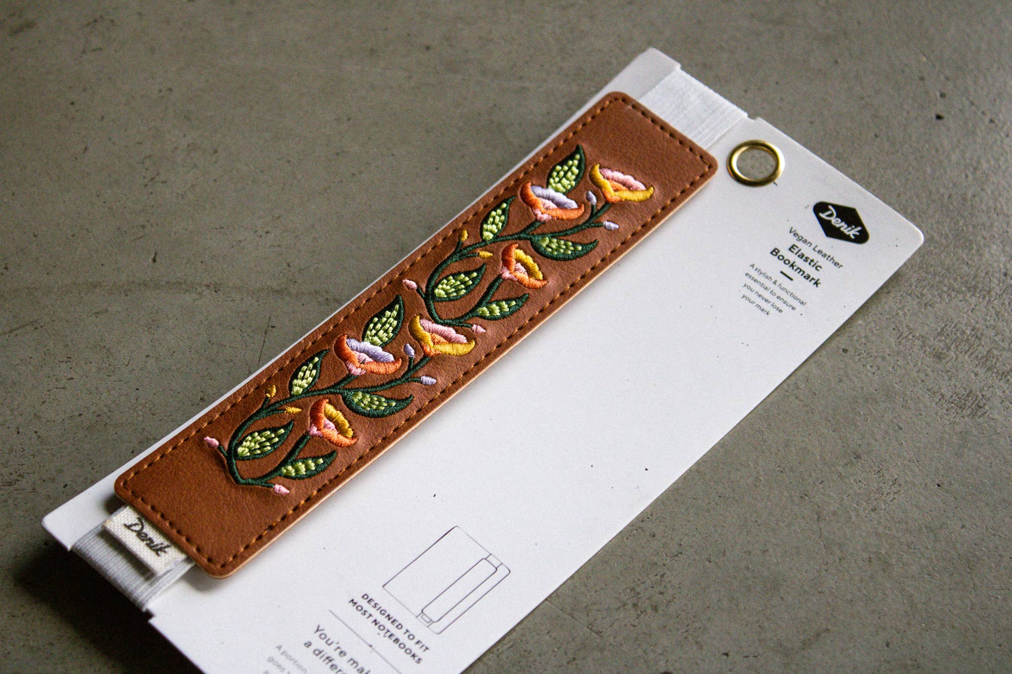 Denik - Wholesale Bookmark - Molina Vine - Embroidered Elastic Bookmark2