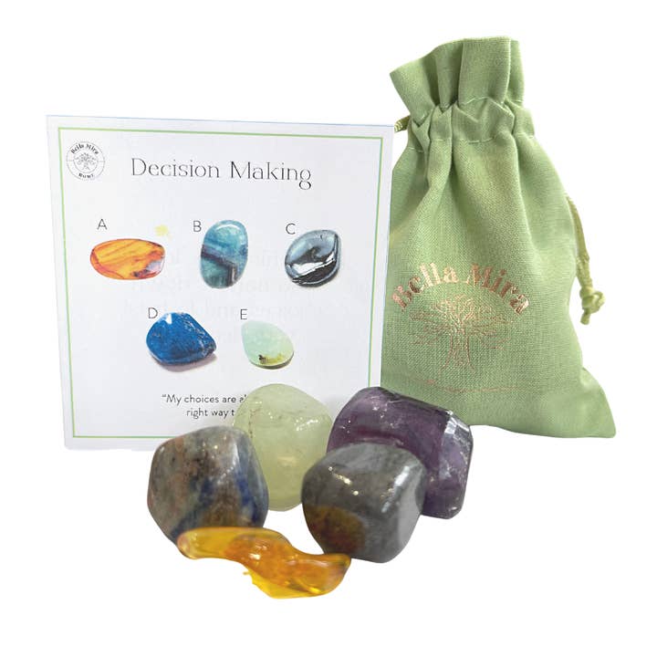 Beslutningstagning Crystals Pack for engroshandel hos BellaMira Home