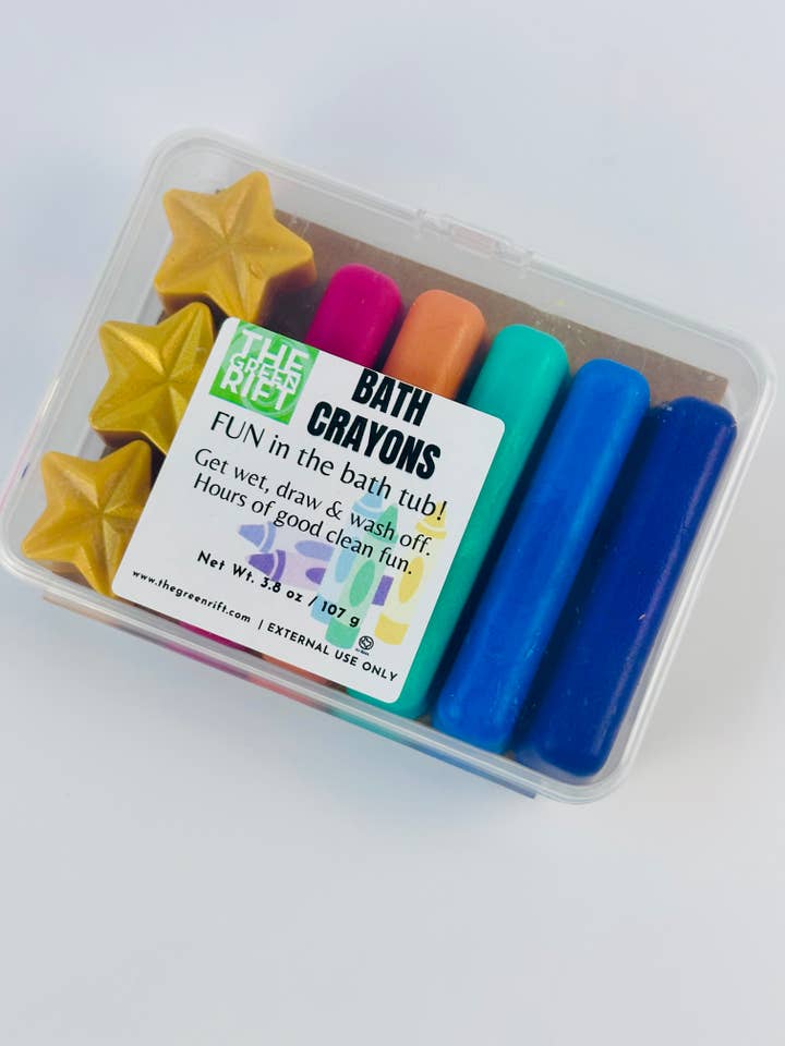 Rainbow Bath Crayons for wholesale by The Green Rift