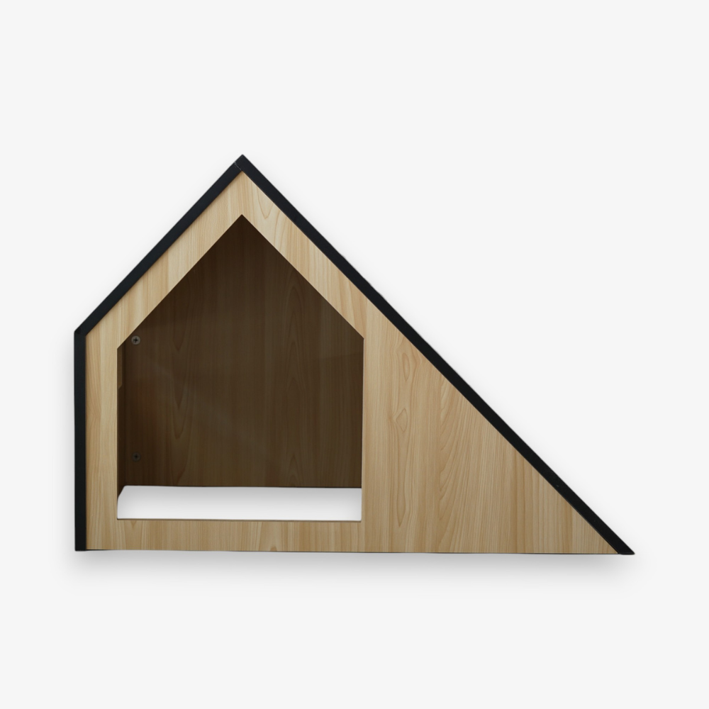 STUDIO ANIMAUX - Wholesale Pet Bed - Cat/Dog - Cat house | wood | black | 75 x 50 x 53 cm4