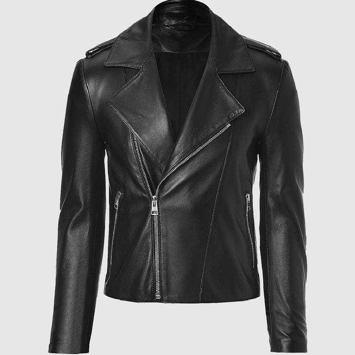 Chaqueta de motorista Mystic Blaze para hombre para venta al por mayor de The Royale Leather