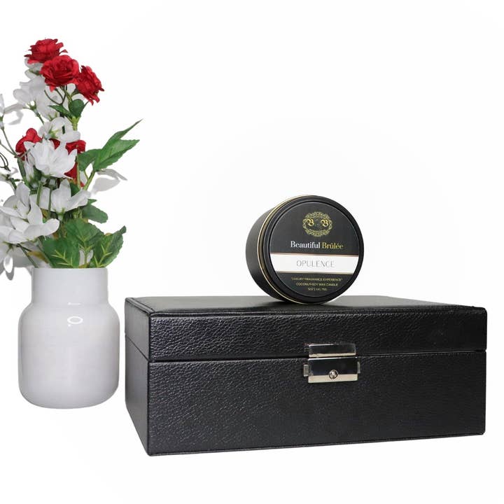 Opulence Coconut Soy Luxury Scented Travel Candle for wholesale by Beautiful Brûlée