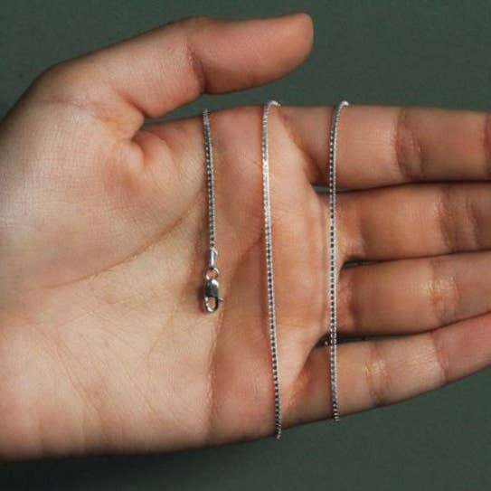 Sterlingsilber 1,3 mm Venezianerkette für den Großhandel von GEMPARA