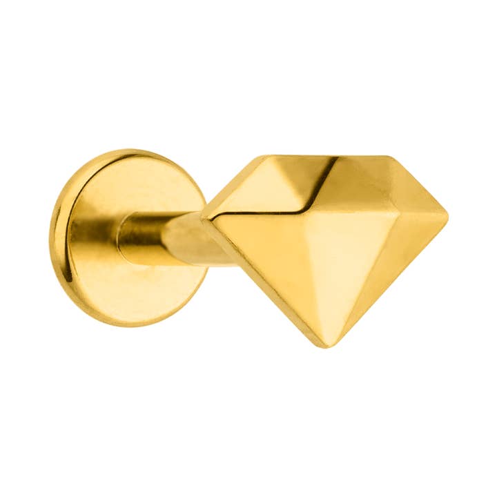 Schmuckgroßhandel - Wholesale Single Earring - Diamond Piercing | Titanium
