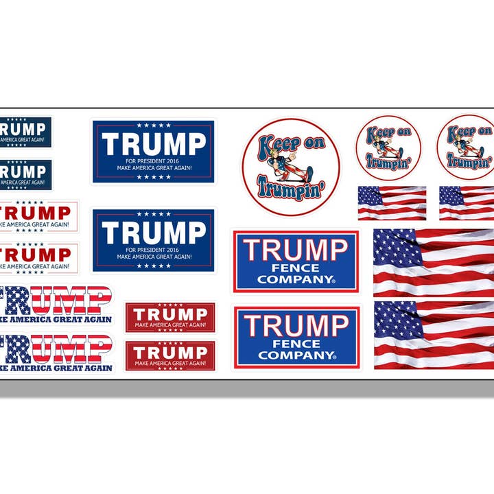 Real Sticky - Wholesale Sticker - Mini Trump Sheet