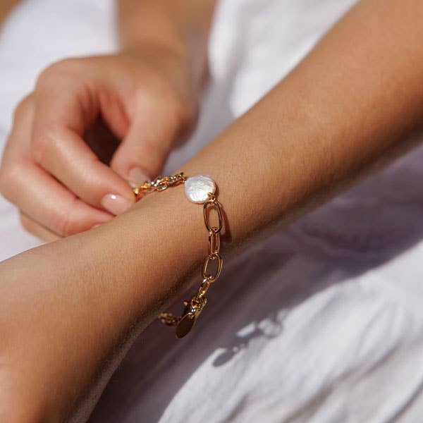 Silk oil of Morocco - Wholesale Link & chain bracelet - Amici by Ella - Sienna Bracelet1