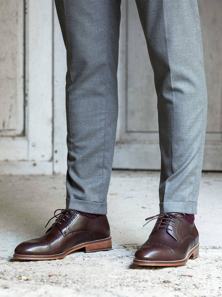 Derbies - Brou de Noix med detaljer for engroshandel hos Pied de Biche