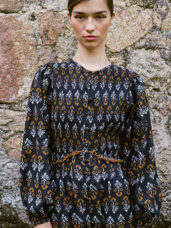 Magnolia dress black for wholesale by Sonmer Shop USA