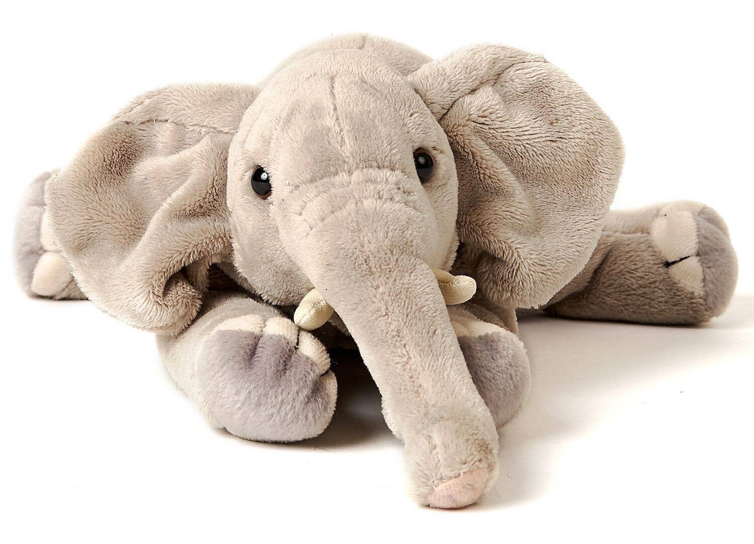 Uni Toys - Wholesale Stuffed/Plush Toy - Kids & Baby - Elephant lying down - 27 cm (length) - cuddly/plush toy1