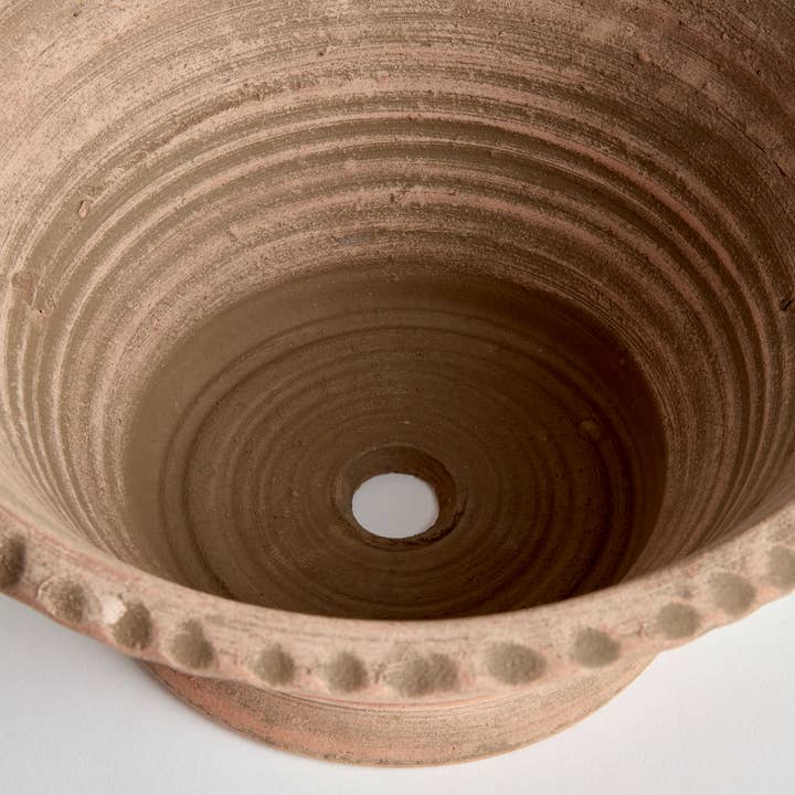 Wakefield Handmade Alvena Forcing Pot #6, Aged Terracotta for wholesale on Faire