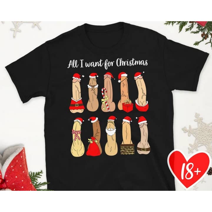 Ugly Christmas Shirt Women, Naughty Santa Shirt, Dirty Chris for wholesale by Alaridesign