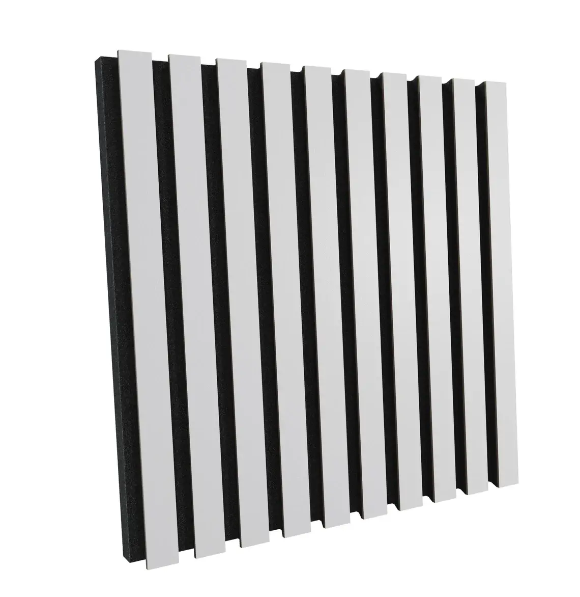 ATB-Sound sp. z o. o. – Painel decorativo por atacado – Painéis acústicos de madeira «Pole» | 50x50x5 cm | Absorção sonora9