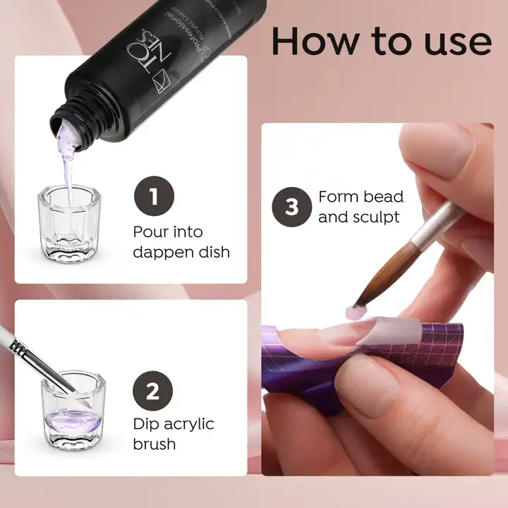 Tones Acrylics | Gels | Nail Art | Nail Tools & Accessories - Wholesale Nailcare Set - Pro Acrylic EMA Monomer | Watermelon Scent | Acrylic Monomer11