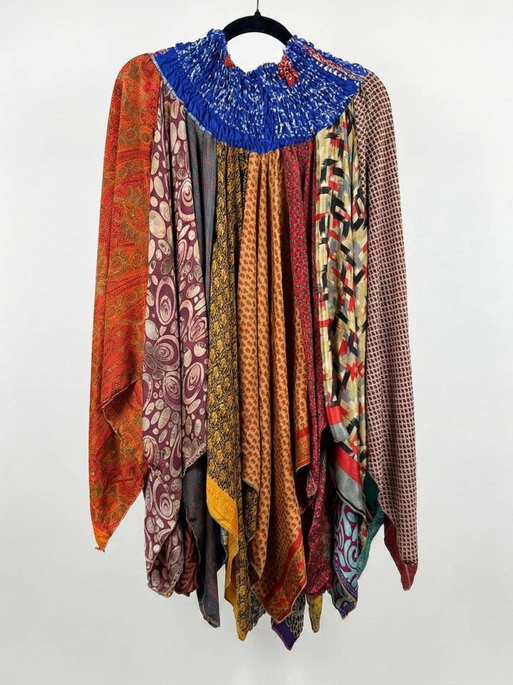 Sunrose Silk Patch Skirt 1000-08 for wholesale by She Lives Beauty