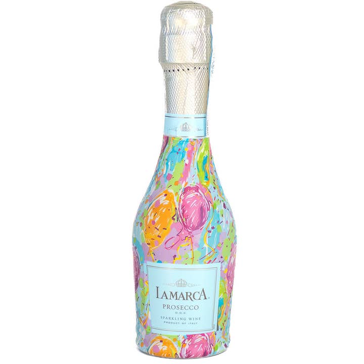 Beau Bottles Palloncini di Buon Compleanno - Collezione MINI Prosecco - Confezione da Sei per la vendita all'ingrosso da parte di Beau Bottles