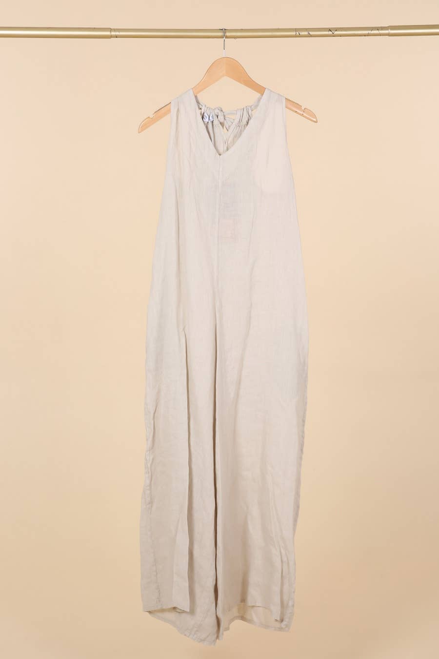 la maison des fibres naturelles – wholesale Jumpsuit – Women's – Sleeveless jumpsuit in 100% linen 620147