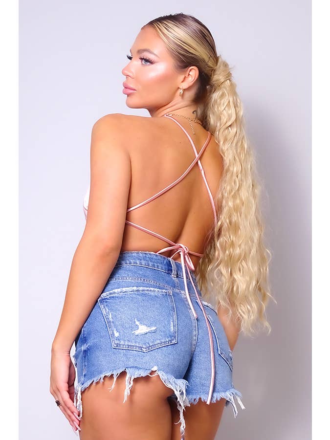 CEFIAN FASHION – Engroshandel Bluse - Dame – CHIC BEDØVELSE SATIN TØRKLÆDE TOP4