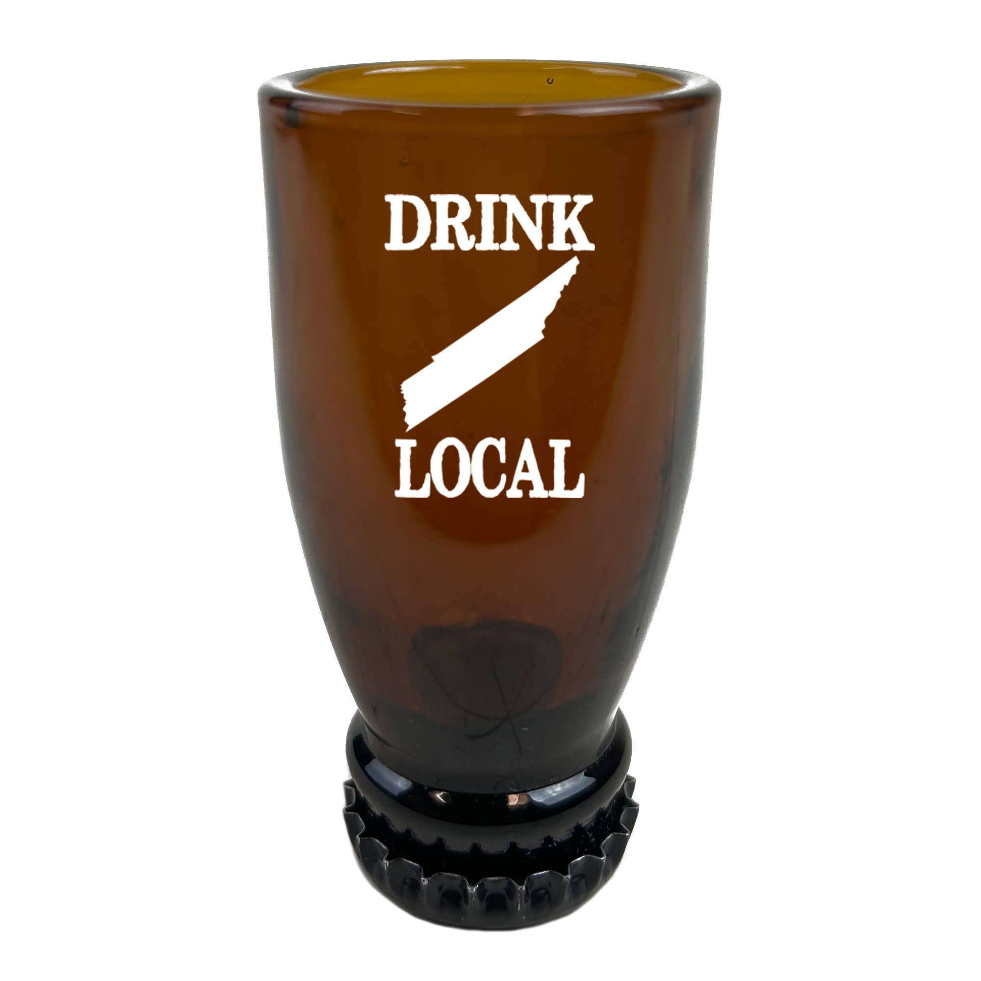 Torched Products - Wholesale Shot Glass - Drink Local Beer Bottle Shot Glass37