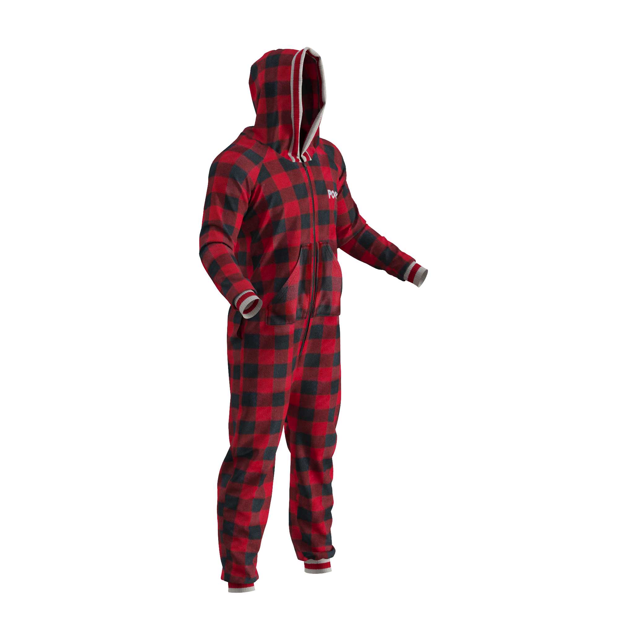 POOK - Wholesale Onesie - Unisex - Pook Onesie - Red (Adult Unisex)16