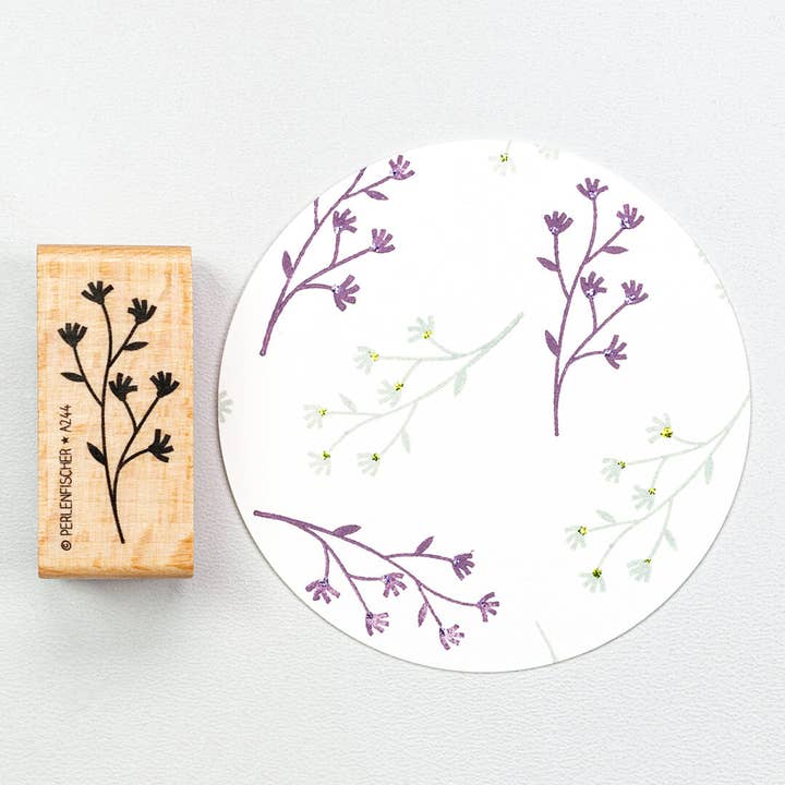 5x Stamp | Cornflower Branch for wholesale by Perlenfischer