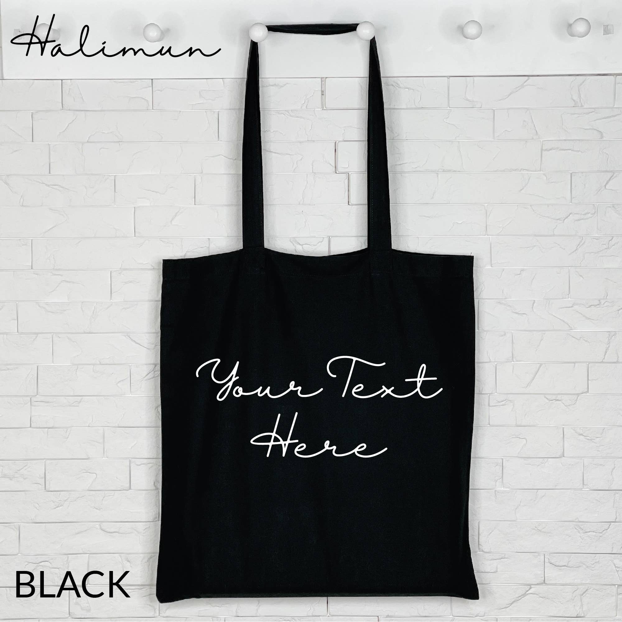 Lovetree Design – wholesale Tote bag – Unisex – Personalised Black Tote Bag1