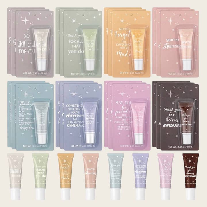 Ensembles de baumes à lèvres à thème d'affirmation pour la vente par Ella Blue