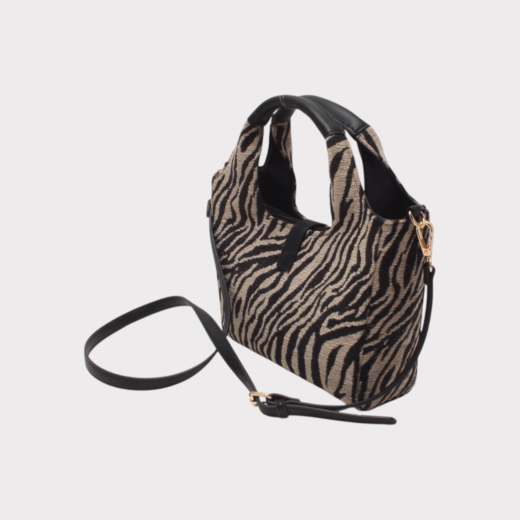 BESTINI - Wholesale Shoulder Bag - Women's - Bag with handle, shoulder strap, zip and magnetic clasp, cotton2