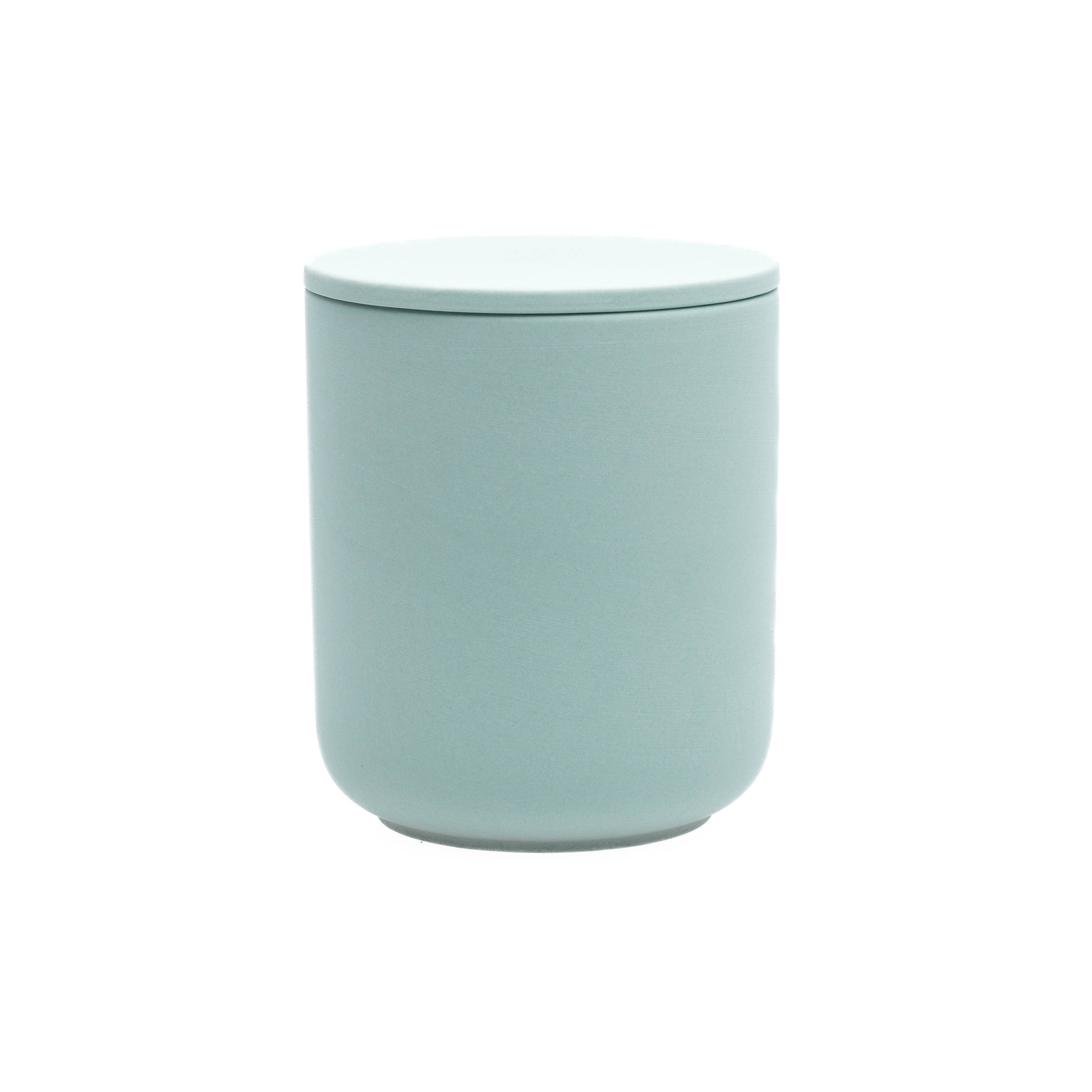 London Luxury Candle Supplies – wholesale Candle holder – Pastel Ceramic Candle Jar with lid 9