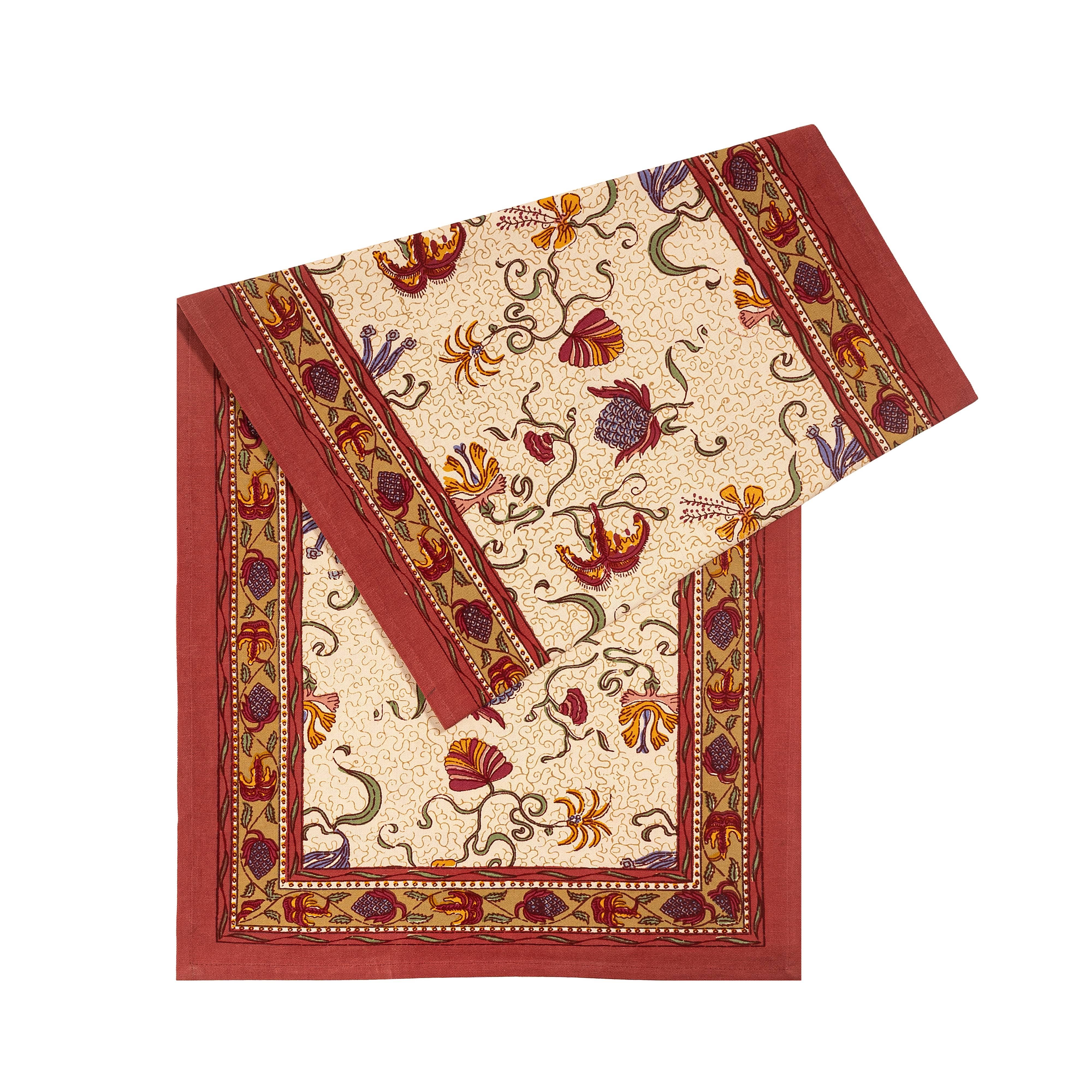 Couleur Nature - Wholesale Table Runner - Fleurs des Indes Table Runners1