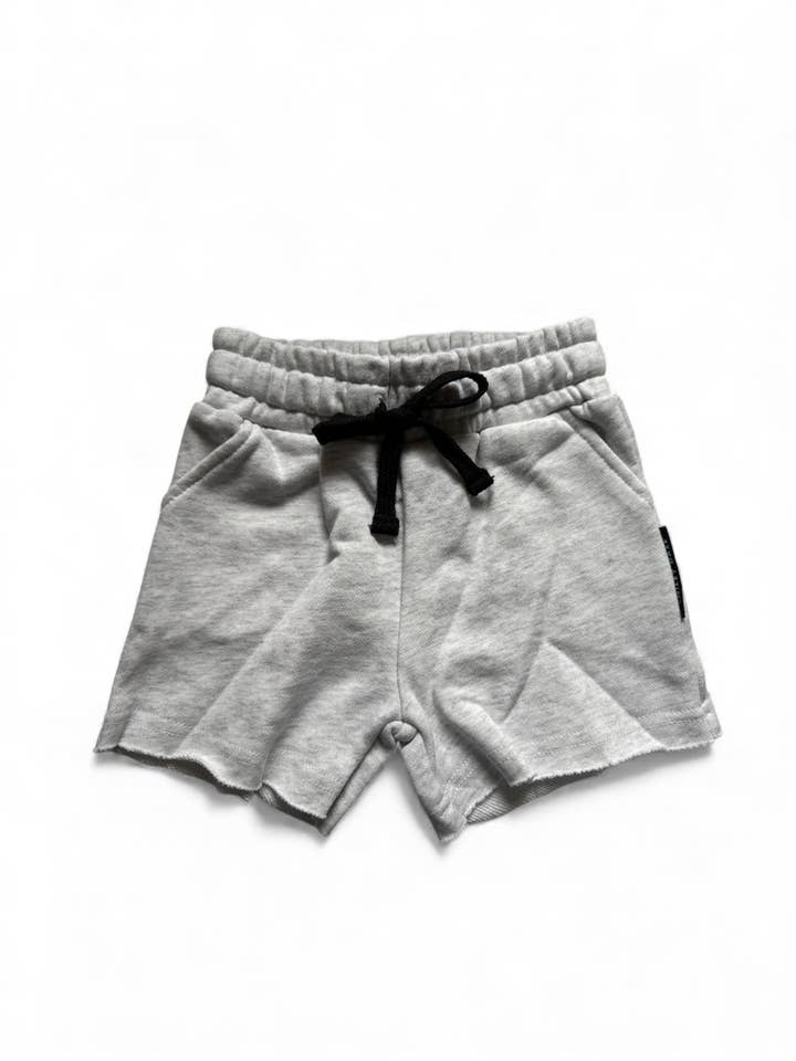 HEATHER GRAY • CUT-OFF SHORTS for wholesale by Smiley Daze