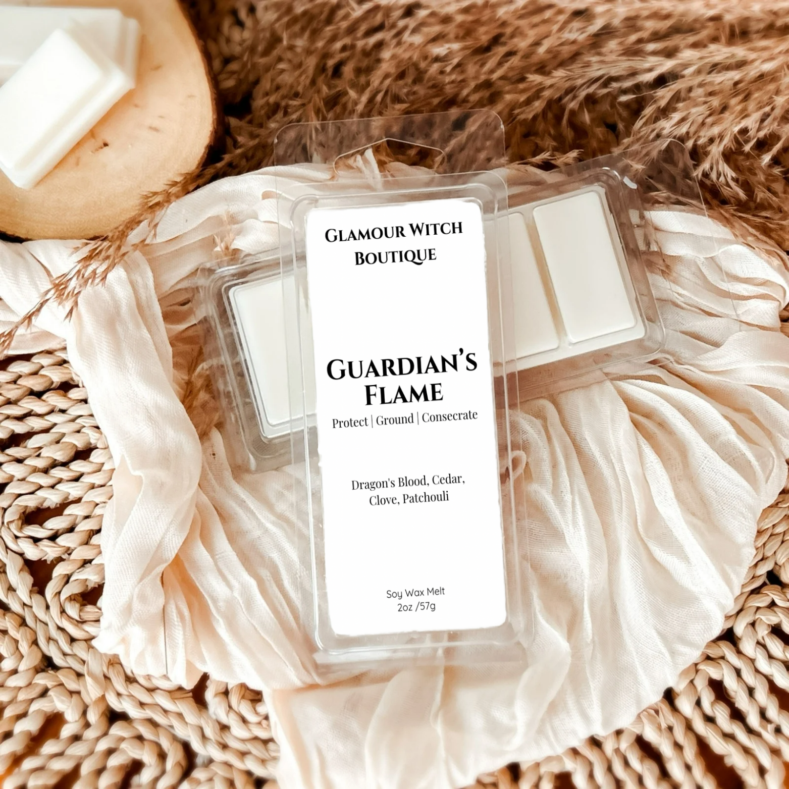 Glamour Witch Boutique - Vente Fondants - Flamme du Gardien Cire Fondante0