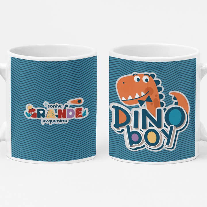 Mug en céramique Dino Boy 006 pour la vente par Charmy Gift Store