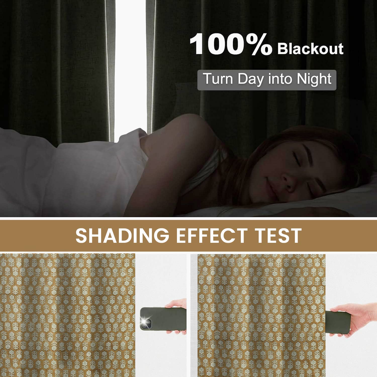 Fabdivine - Wholesale Curtain - Decorative Block Thick Linen Pleated Curtain- Tulsi Buti3