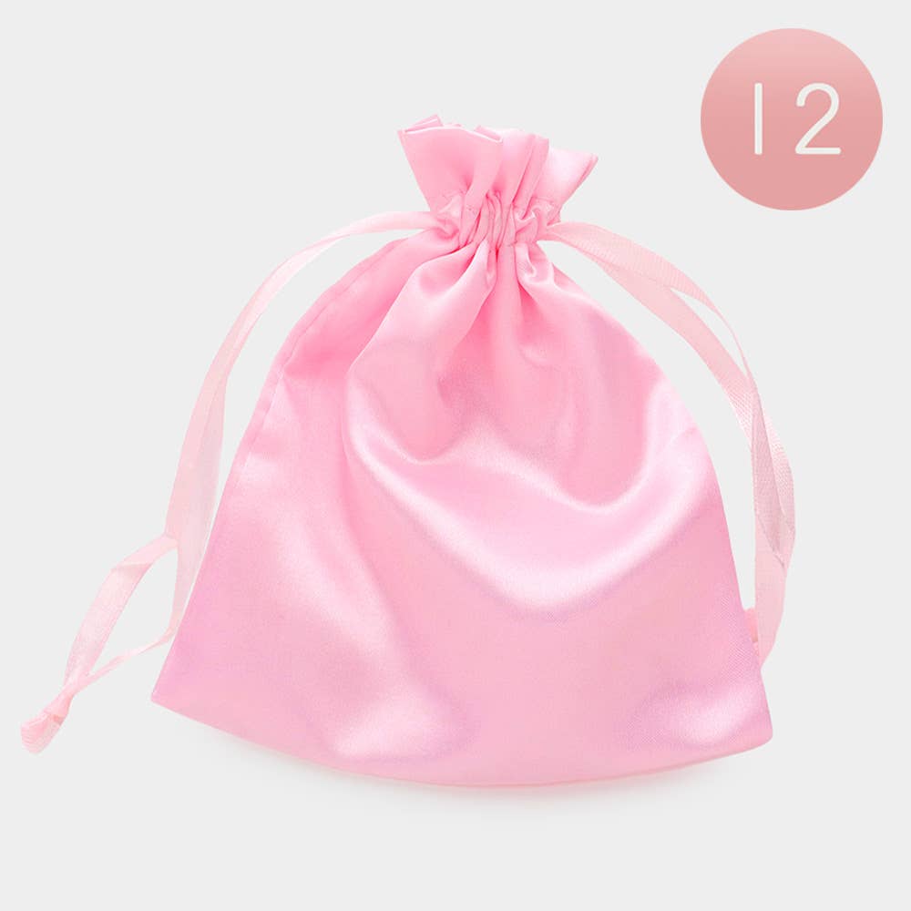 Sensibling Corp. - Wholesale Gift Bag - 12PCS - 5 X 6.25 Ribboned Satin Organza Gift Bags8