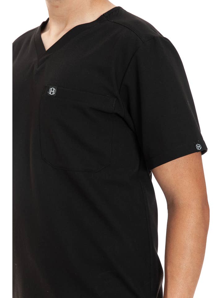 Humble - Wholesale T-Shirt - Men's - Black - Mens Basic Scrub Top7