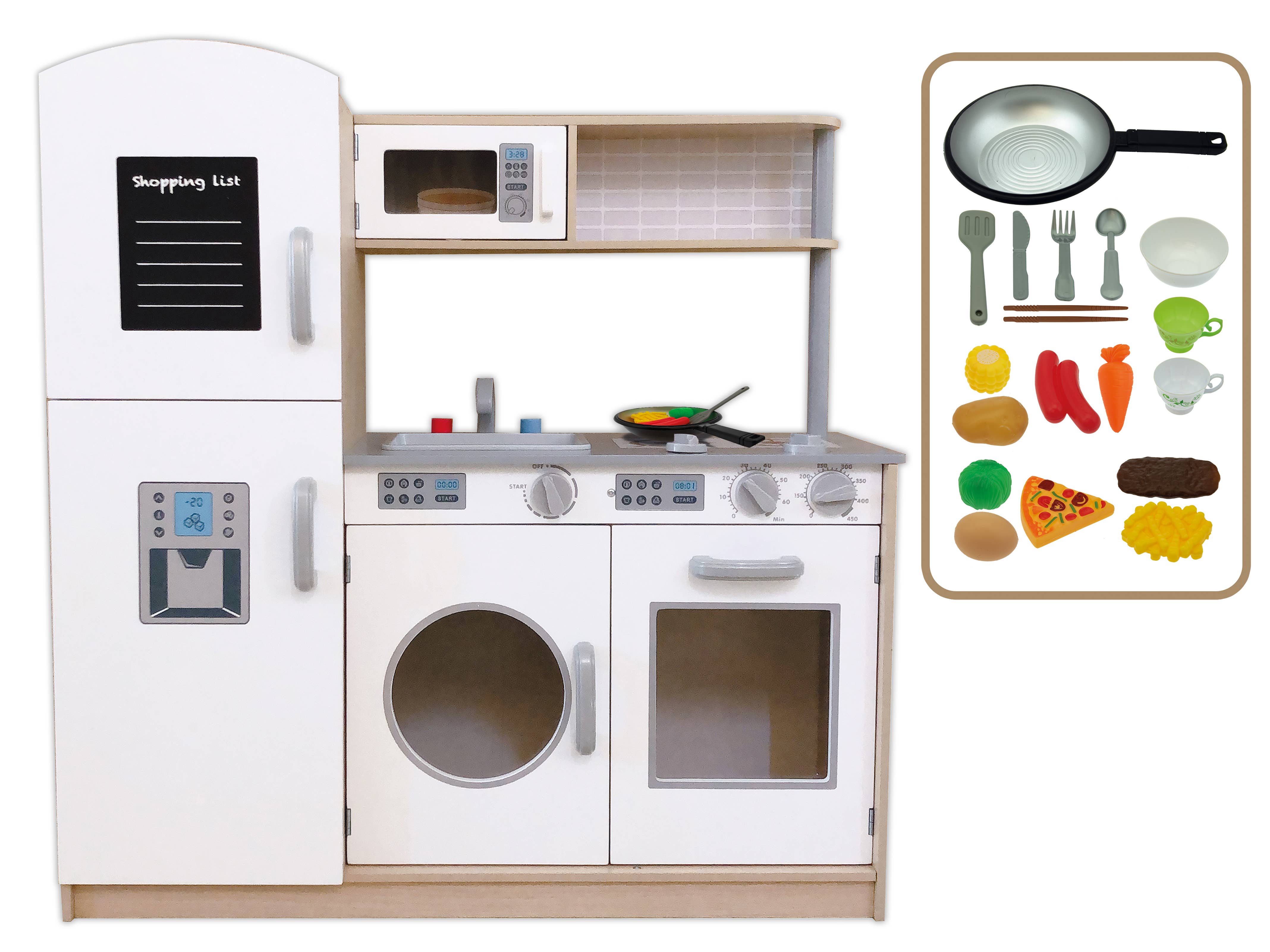 Teorema Giocattoli - Vente Accessoire de poupée – enfant - Maison de poupées Thème Hollywood, 4 pièces, avec accessoires1